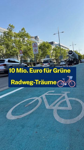 🚴🏻‍♂️Umdenken bei den Wunschprojekten, Liebe Grüne!
Die CDU hat es mit dem Verzicht auf das Stuttgart-Sign vorgemacht, die Grünen scheinen nicht bereit dazu, nachzuziehen. Trotz prekärer Haushaltslage wurden vergangene Woche Projekte für über 20 Mio. Euro durchgedrückt, die zugunsten der Schulen und anderer kritischer Infrastruktur besser verschoben werden sollten: die Umgestaltung der Dorotheenstraße und Umbau Theodor-Heuss-Straße zugunsten eines Radstreifens.
Wir sagen: Umsetzungsstopp für grüne Prestige-Projekte die obendrein auch noch gravierende Einschnitte für lokale Unternehmer bedeuten❌
Siehst du auch so? Schreib uns seine Meinung in den Kommentaren⬇️
#fdp #stuttgart #gemeinderat #haushalt